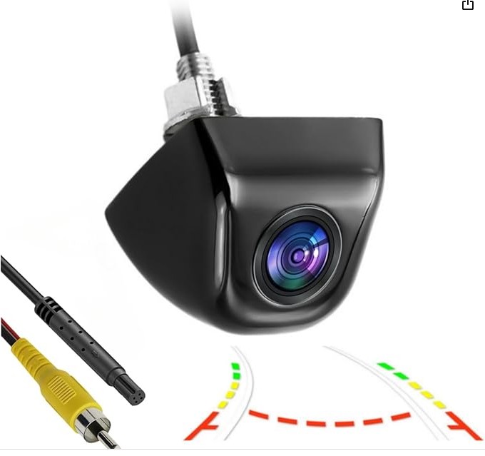 Car Backup Camera with Night Vision Waterproof Reversing Camera for Car Van SUV 720P